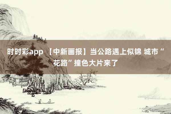 时时彩app 【中新画报】当公路遇上似锦 城市“花路”撞色大片来了